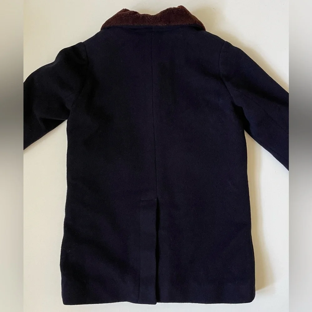 Caramel Baby & Child Boys’ Codnor Coat, Navy Melton - Size 3